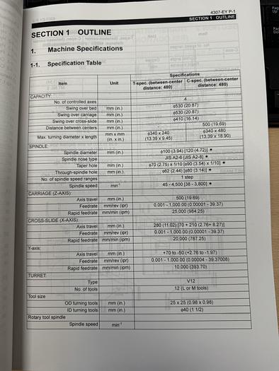 Used BRUGT CNC-DREJEBÆNK FABR. OKUMA, MODEL LB 300 MY