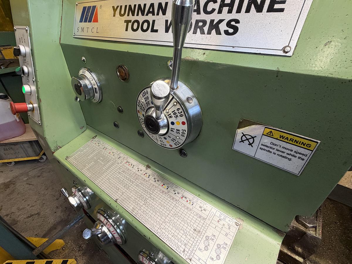 Used BRUGT DREJEBÆNK FABR. YUNNAN, MODEL CY 6250B/1500