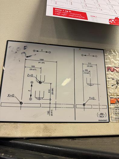 Used BRUGT CNC VERTIKALT BEARBEJDNINGSCENTER FABR. MAZAK, MODEL VCN 510 C