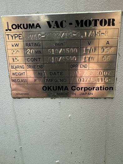 Used BRUGT CNC-DREJEBÆNK FABR. OKUMA, MODEL LB 300 MY