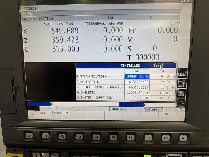 Used BRUGT CNC-DREJEBÆNK FABR. OKUMA, MODEL LB 300 MY