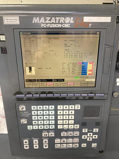 Used BRUGT CNC DREJE & FRÆSE CENTER FABR. MAZAK, MODEL SQT 250 MS