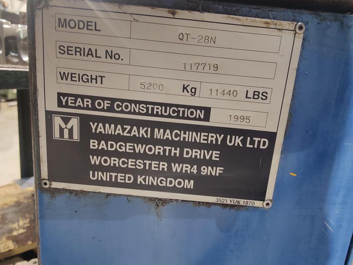 Used BRUGT CNC-DREJEBÆNK FABR. MAZAK, MODEL QT 28N