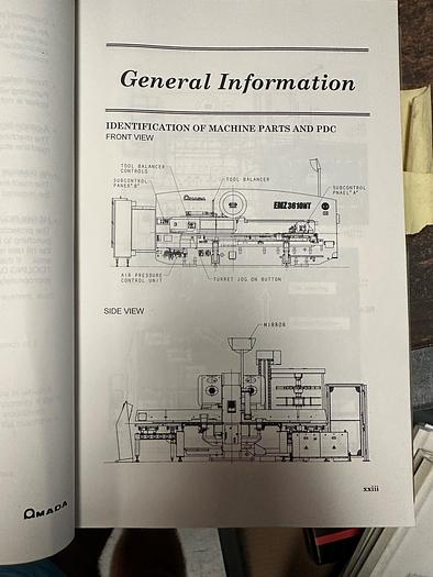 Used BRUGT CNC-REVOLVERSTANSER FABR. AMADA, MODEL EMZ 3610 NT
