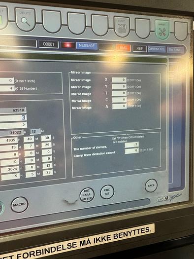 Used BRUGT CNC-REVOLVERSTANSER FABR. AMADA, MODEL EMZ 3610 NT