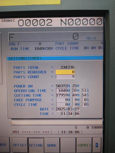 Used BRUGT CNC-DREJE & FRÆSE CENTER FABR. BIGLIA, MODEL B 550 SM