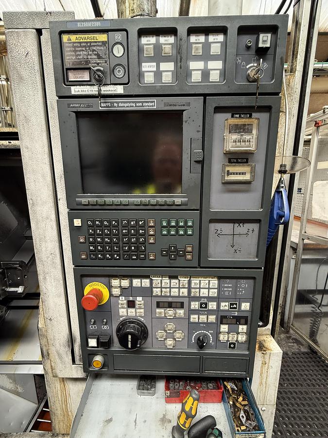Used BRUGT CNC-DREJEBÆNK FABR. MORI SEIKI, MODEL SL 253 B/500