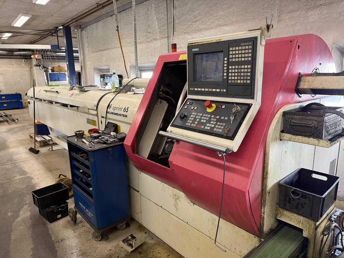 Used BRUGT CNC-DREJEBÆNK FABR. GILDEMEISTER, MODEL MF SPRINT 65