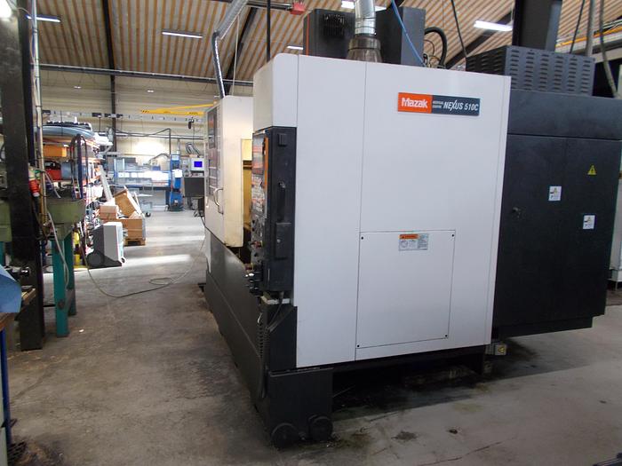 Used BRUGT VERTIKALT BEARBEJDNINGSCENTER FABR. MAZAK, MODEL VCN 510 C