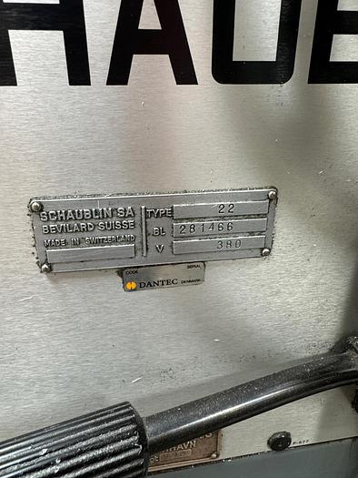 Used BRUGT VÆRKTØJSFRÆSER FABR. SCHAUBLIN, MODEL 22