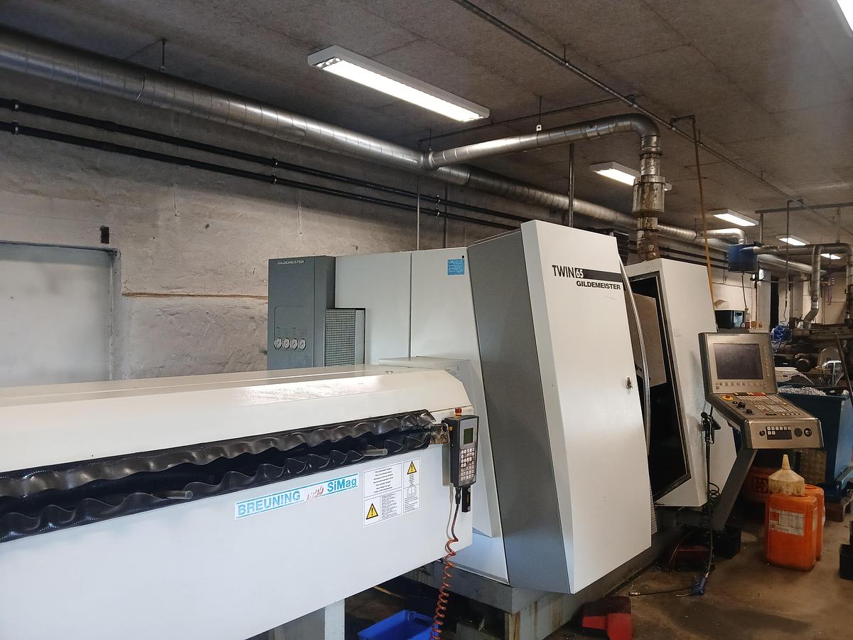 Used BRUGT CNC-DREJEBÆNK FABR. GILDEMEISTER, MODEL TWIN 65