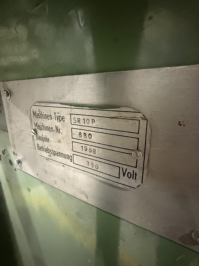 Used BRUGT NOTRØMME MASKINE FABR. RAUSCH MODEL SR 10 P
