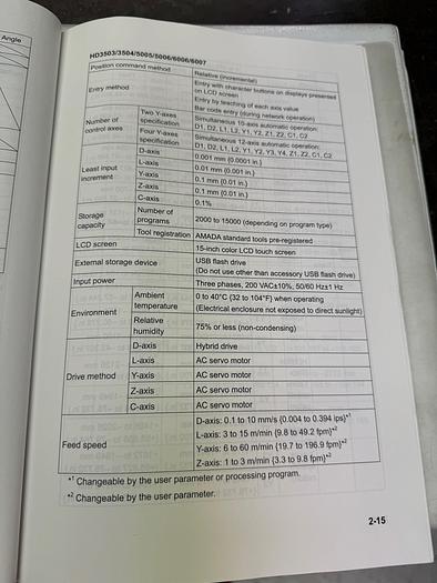 Used BRUGT CNC-KANTPRESSE FABR. AMADA, MODEL HBP 170-3SL