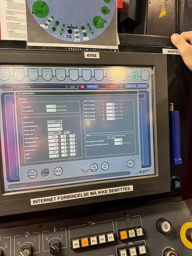 Used BRUGT CNC-REVOLVERSTANSER FABR. AMADA, MODEL EMZ 3610 NT