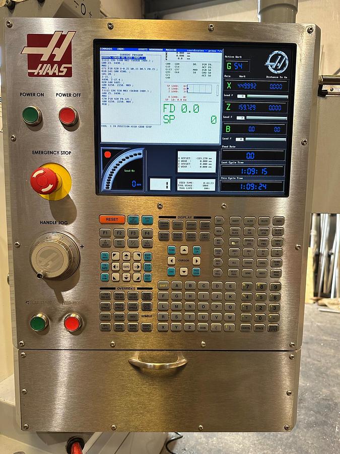 Used BRUGT CNC-DREJEBÆNK FABR. HAAS, MODEL SL 30 TBHE (Big Bore)