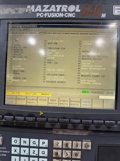 Used BRUGT VERTIKALT BEARBEJDNINGSCENTER FABR. MAZAK, MODEL VTC 200 B