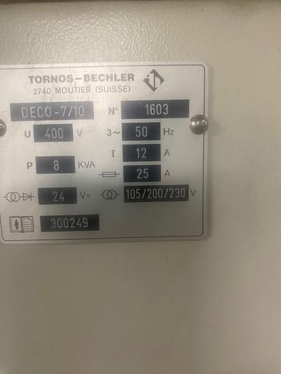Used BRUGT CNC-DREJEAUTOMAT FABR. TORNOS-BECHLER MODEL DECO 2000/10