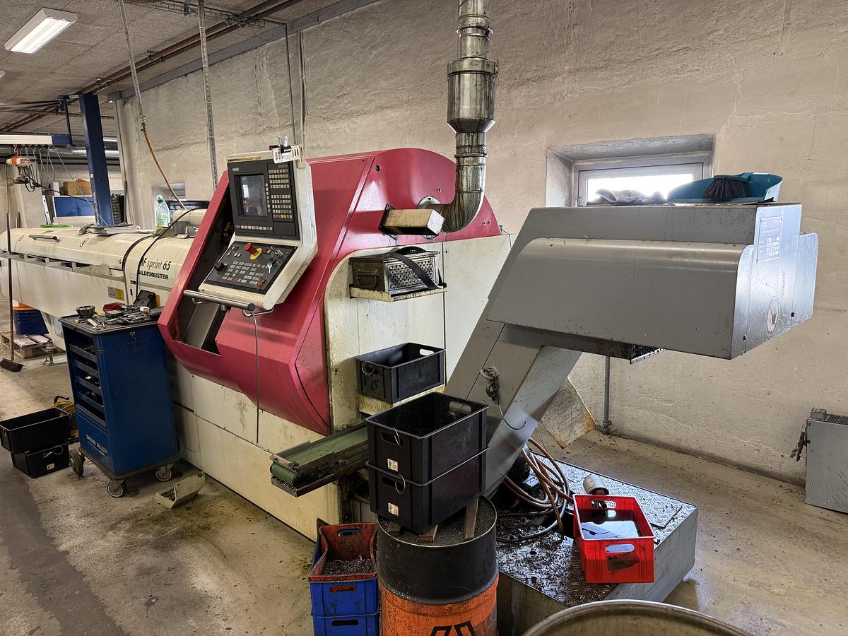 Used BRUGT CNC-DREJEBÆNK FABR. GILDEMEISTER, MODEL MF SPRINT 65