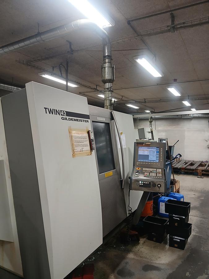 Used BRUGT CNC-DREJEBÆNK FABR. GILDEMEISTER, MODEL TWIN 42