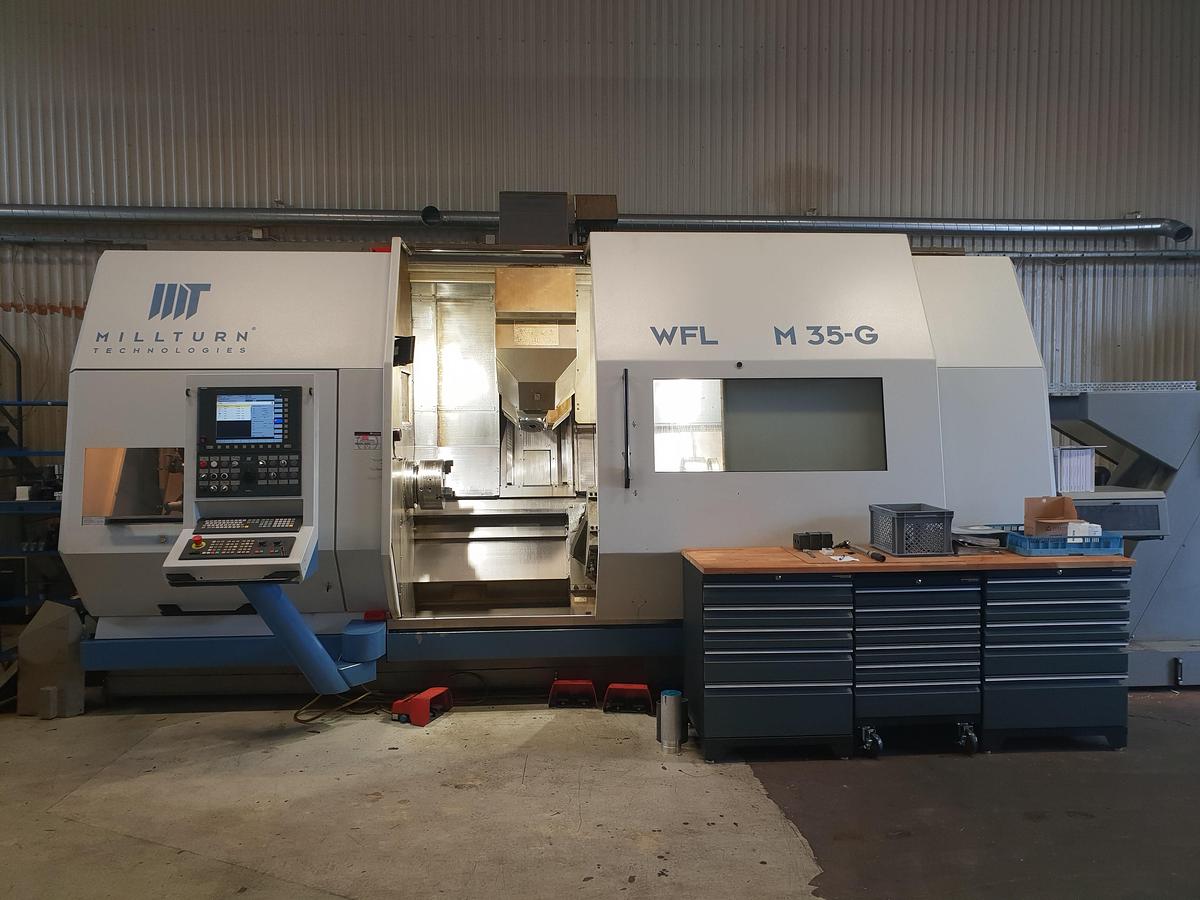 Used BRUGT DREJE & FRÆSE CENTER FABR. WFL, MODEL M35-G