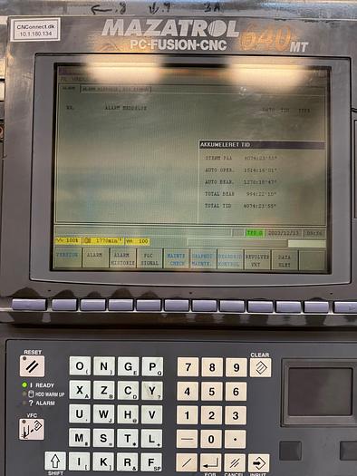 Used BRUGT CNC-DREJE & FRÆSECENTER FABR. MAZAK, MODEL INTEGREX 35