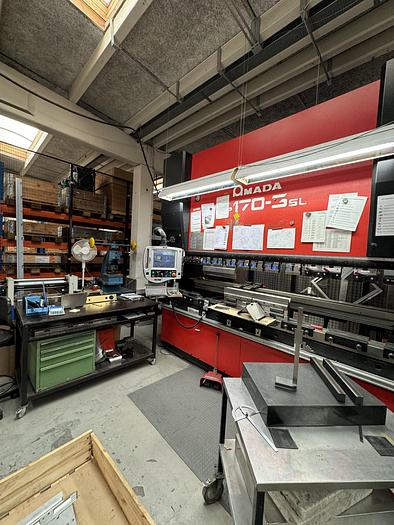 Used BRUGT CNC-KANTPRESSE FABR. AMADA, MODEL HBP 170-3SL