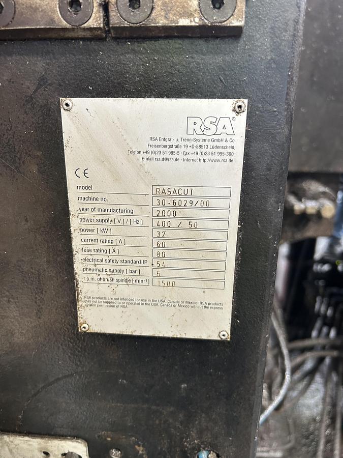 Used BRUGT RUNDSAVEAUTOMAT FABR. RSA, MODEL RASACUT