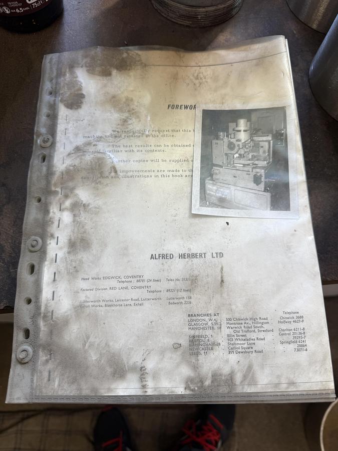 Used BRUGT TANDHJULSSTIKKE MASKINE MANUF FELLWOS MODEL 7125 A