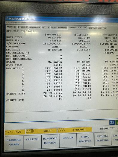 Used BRUGT CNC-DREJEBÆNK FABR. MAZAK, MODEL QTN 250 II MSY