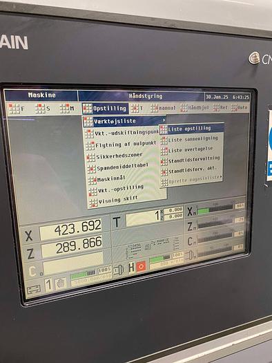 Used BRUGT CNC-DREJEBÆNK FABR. GILDEMEISTER, MODEL CTX 600 S2