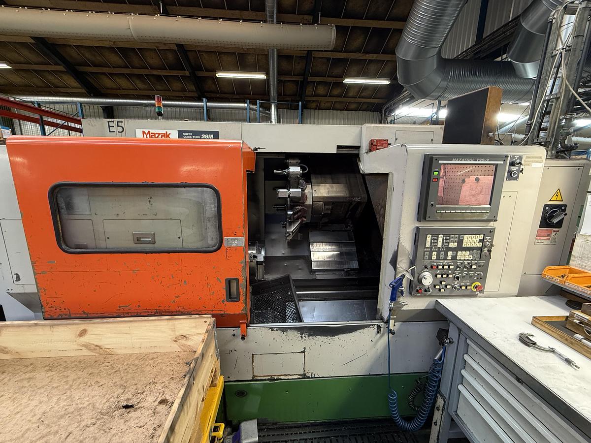 Used VRUGT CNC-DREJEBÆNK FABR. MAZAK, MODEL SQT 28M