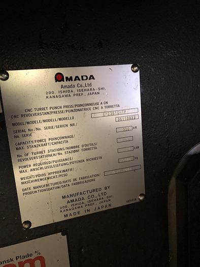 Used BRUGT CNC-REVOLVERSTANSER FABR. AMADA, MODEL EMZ 3610 NT