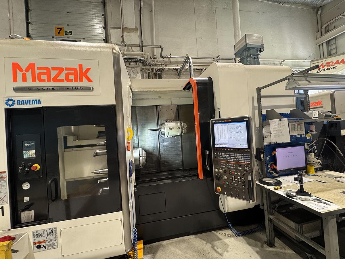 Used BRUGT 5-AKSET DREJE/FRÆSE CENTER FABR. MAZAK, MODEL INTEGREX i400