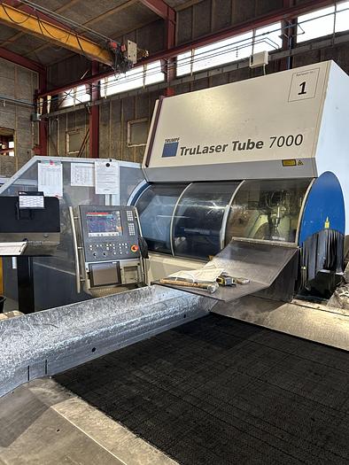 Used 2010USED CNC-TUBE LASER CUTTER MANUF. TRUMPF, MODEL TRULASER TUBE 7000