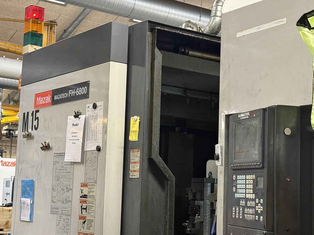 Used BRUGT HORISONTALT BEARBEJDNINGSCENTER FABR. MAZAK, MODEL FH 6800