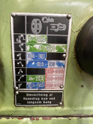 Used BRUGT BOREVÆRK FABR. UNION, MODEL BFT 63