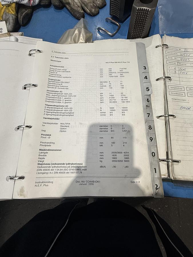 Used BRUGT CNC-DREJEBÆNK FABR. GILDEMEISTER NEF 710 PLUS