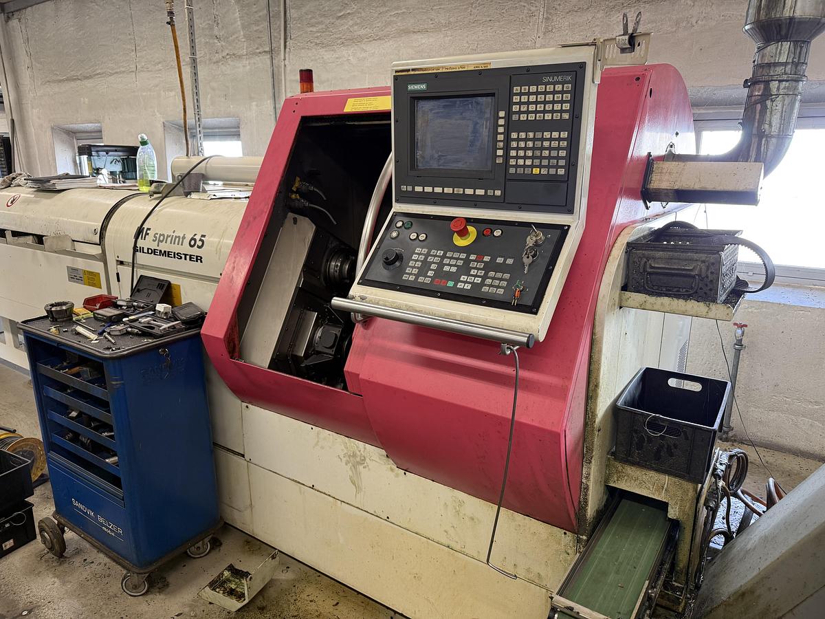 Used BRUGT CNC-DREJEBÆNK FABR. GILDEMEISTER, MODEL MF SPRINT 65