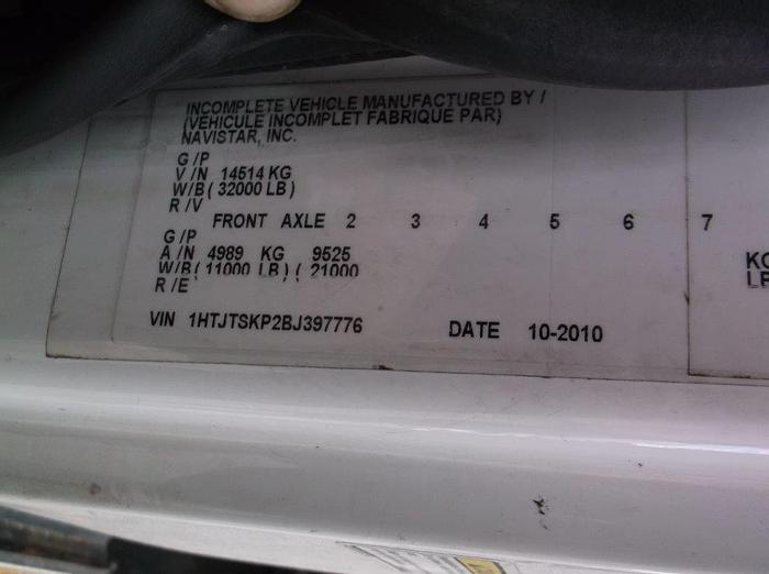 Used 2011 International 4300 Elliott L60R Sign Crane - M97776