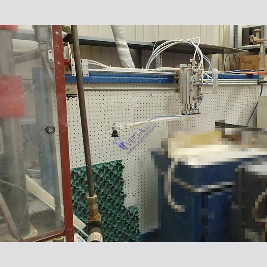 Used Hydraulic press POTVEL with 4 columns