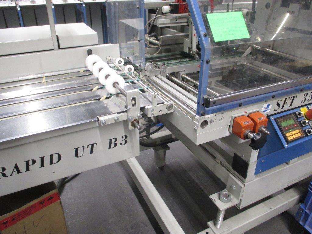 Used MKW Rapid SFT 350 brochure production stapling folding and front trimming unit 2008