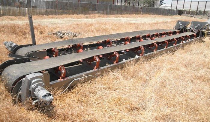 Used Conveyor, Belt, 18" x 30', C/st, Rubber Belt, Incline, #C741149