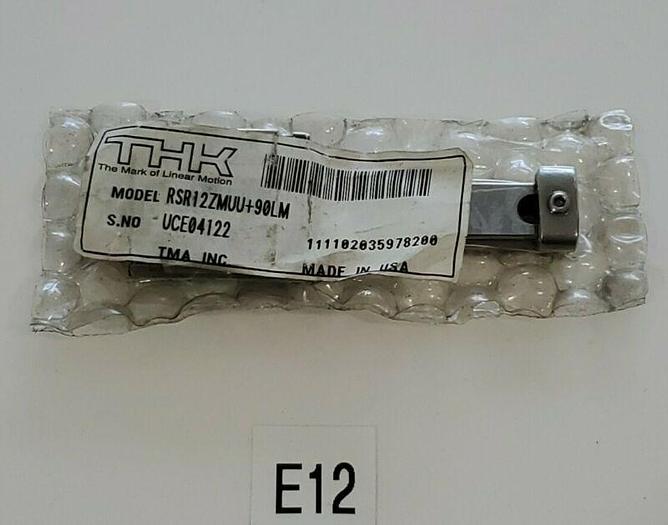 *NEW* THK Miniature LM Guide RSR12ZMUU+90LM RSR12ZM 3A132+ Warranty!