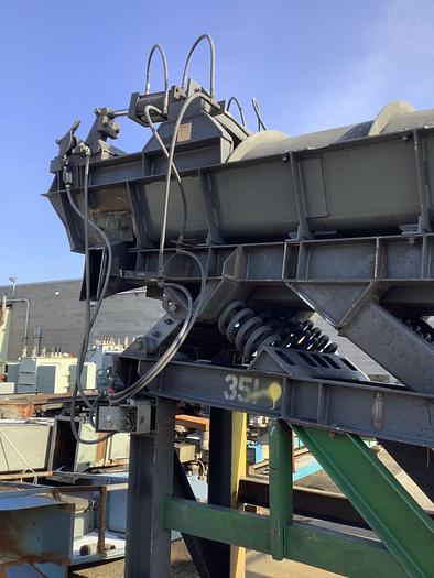 Used GENERAL KINEMATICS SYNCRO-COIL SCRT 30-43 VIBRATING CONVEYOR