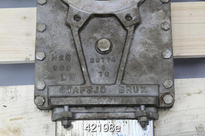 Used Stafjo 8" Air Operated Through Gate Valve #42198