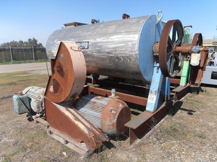 Used Mixer, Paddle, 100 CF, S/st, C/st, Jkt, Continuous, (2) #S737860