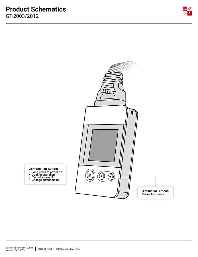 Used CardioTech GT-2003/GT-2012 Holter