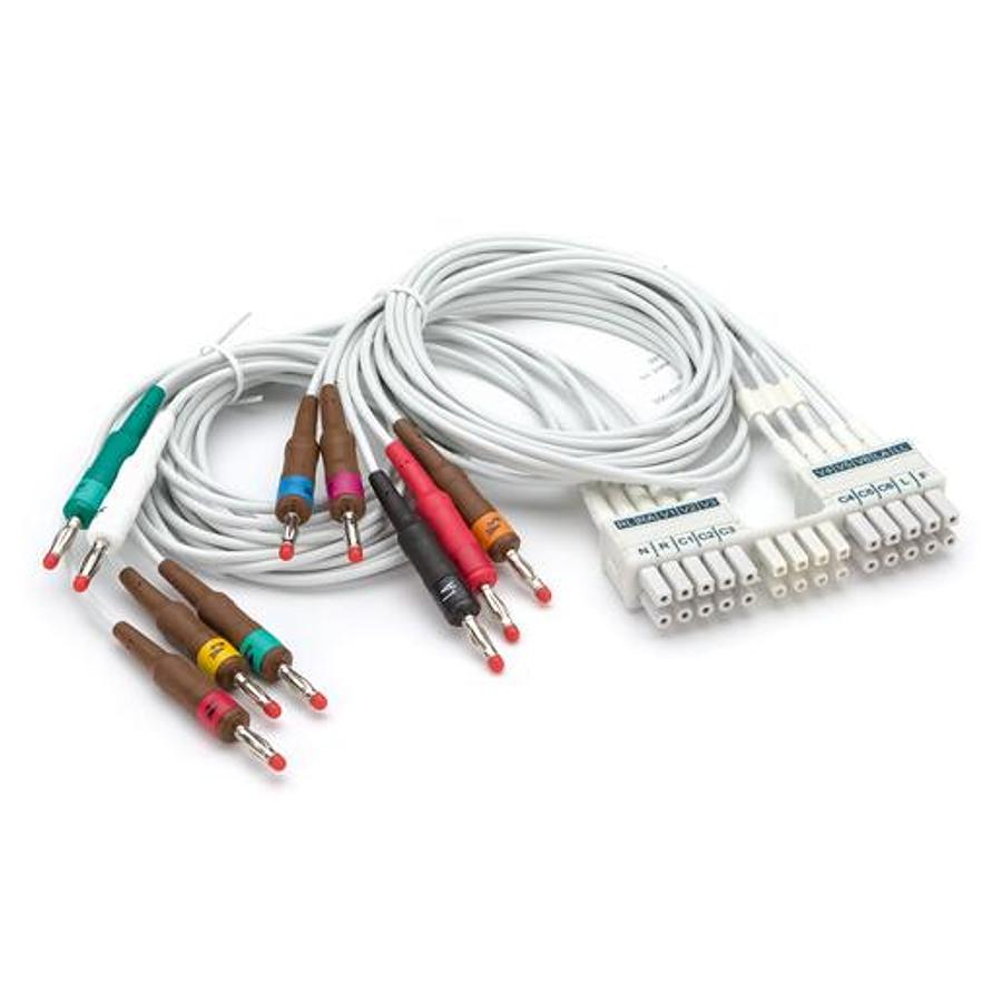 Used Burdick ELI Series WAM/AM12 10 wire Lead Set 9293-046-60