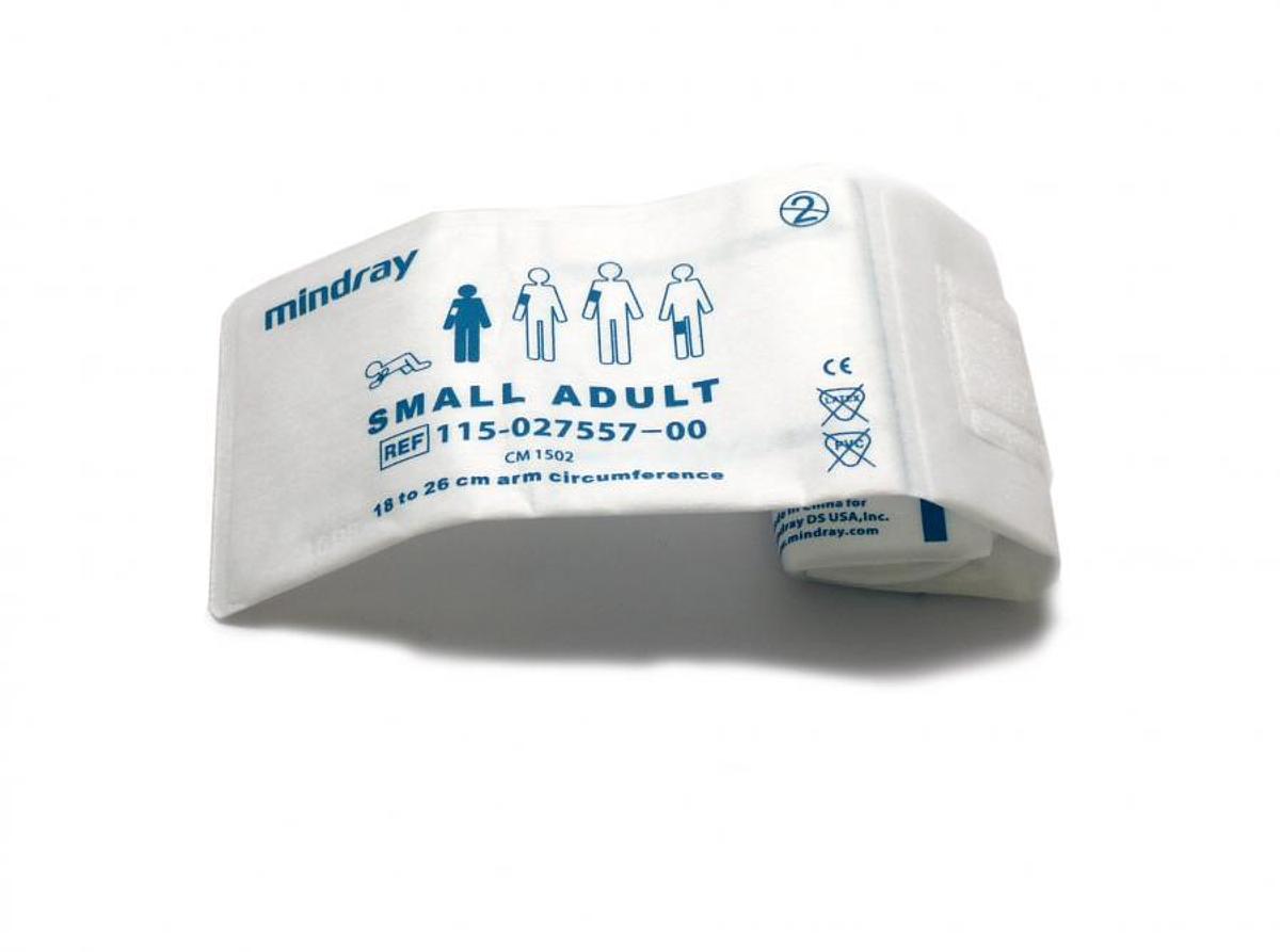 Used Mindray Disposable NIBP Cuff, Small Adult