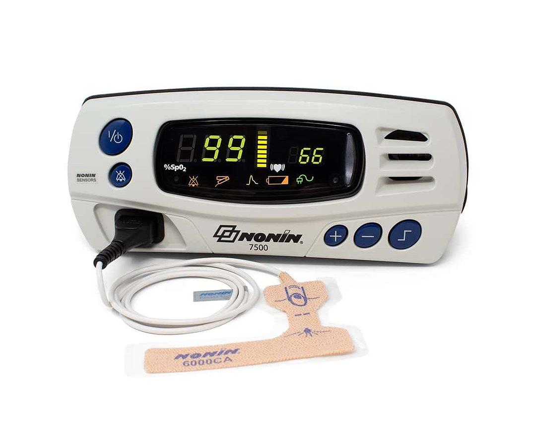 Used Nonin Model 7500 Pulse Oximeter
